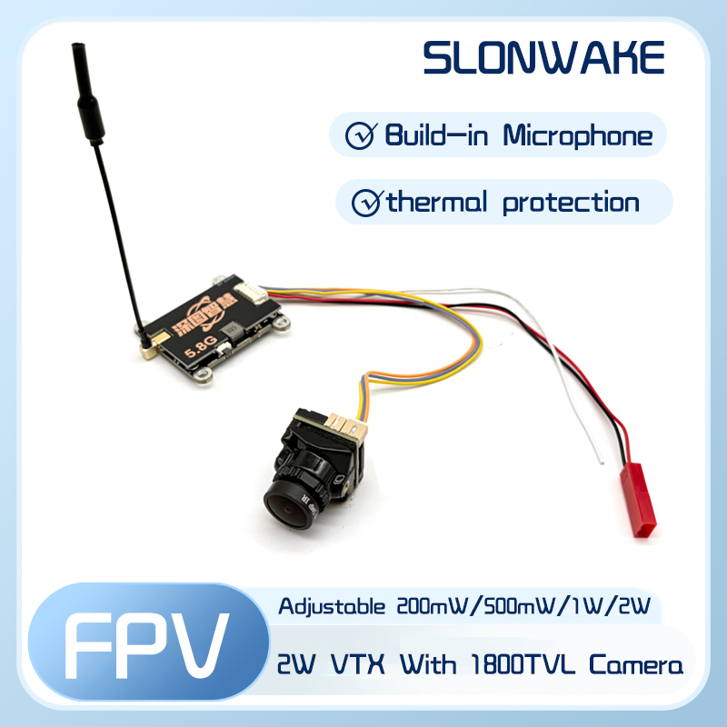 SLONWAKE 5.8G 56CH 2W verici V - Fpv Drone Vtx incelemesi ve fiyatı