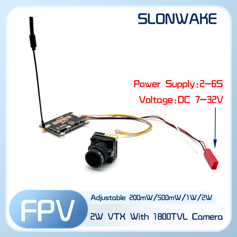 SLONWAKE 5.8G 56CH 2W verici V - Fpv Drone Vtx incelemesi ve fiyatı