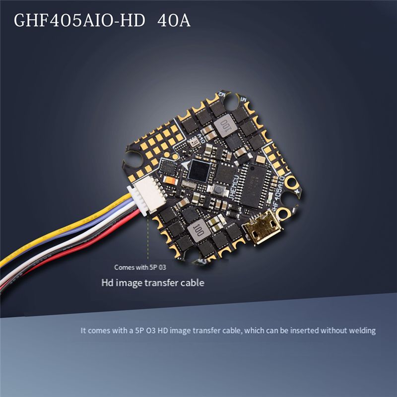 ABTI-GHF405AIO-HD 40A AIO Uçuş - Fpv Drone Flight Controller incelemesi ve fiyatı