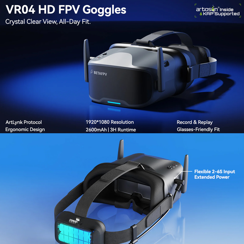 BETAFPV VR04 FPV Gözlükleri HD - Fpv Drone Goggles incelemesi ve fiyatı