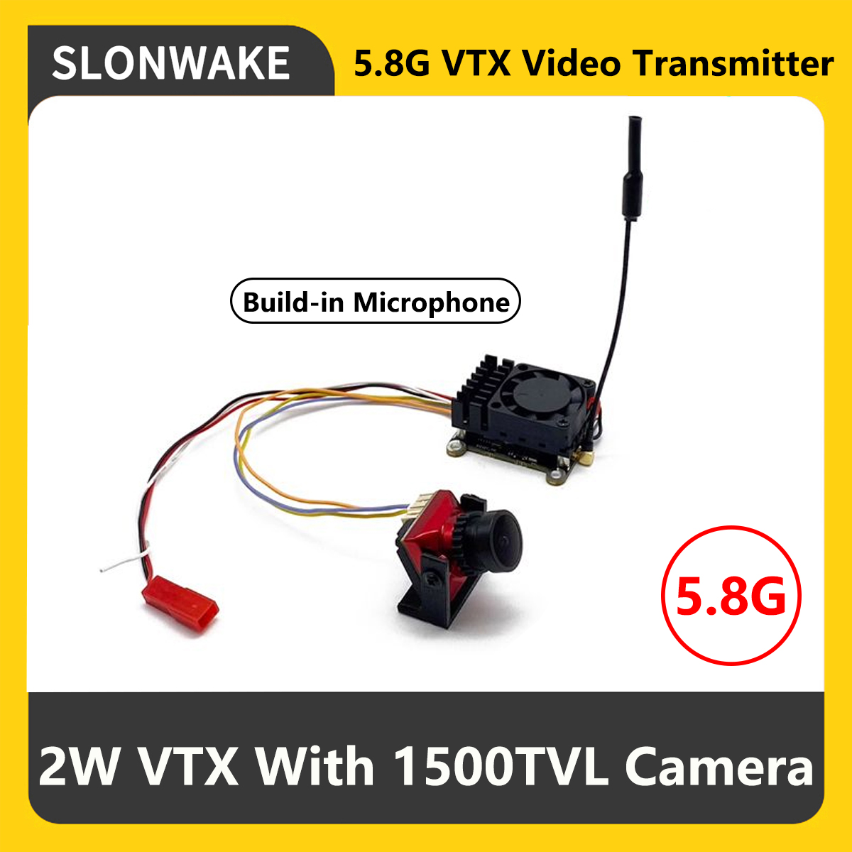 SLONWAKE 5.8G 2000mW FPV VTX V - Fpv Drone Camera incelemesi ve fiyatı